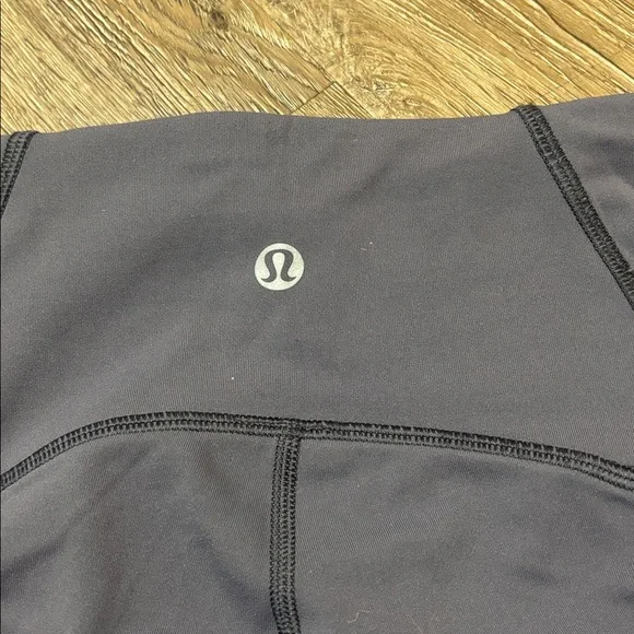 Lululemon Athletica Train Time Dark Gray Biker Shorts - Picture 2 of 7